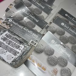 Silver Foil Lanterns 7ct