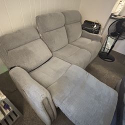Couch With Electric Head Rest And Recliners!!