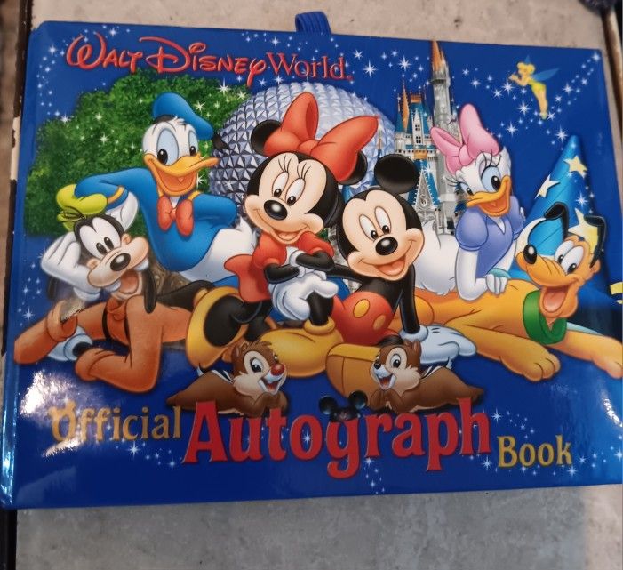 Disney Autograph Album With 4 Signatures