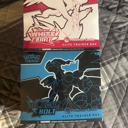 Pokemon Center Elite Trainer Box White Flare Black Bolt Pc