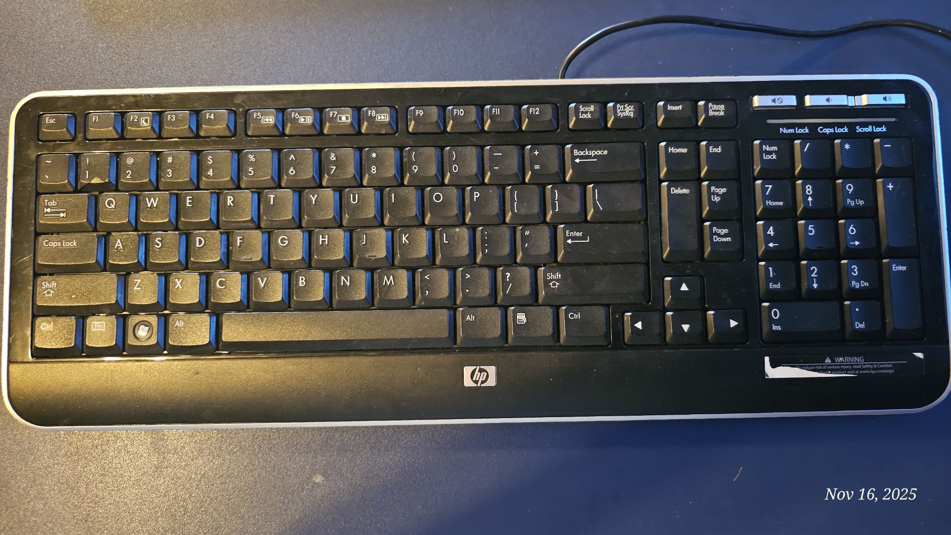 Corded keyboards