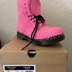 Pink Faux Dr. Martens 