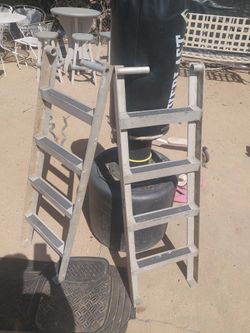 Heavy duty steel ramps for trailer