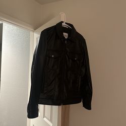 Zara Black Leather Jacket 