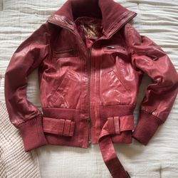 Red Leather Jacket (New Look)