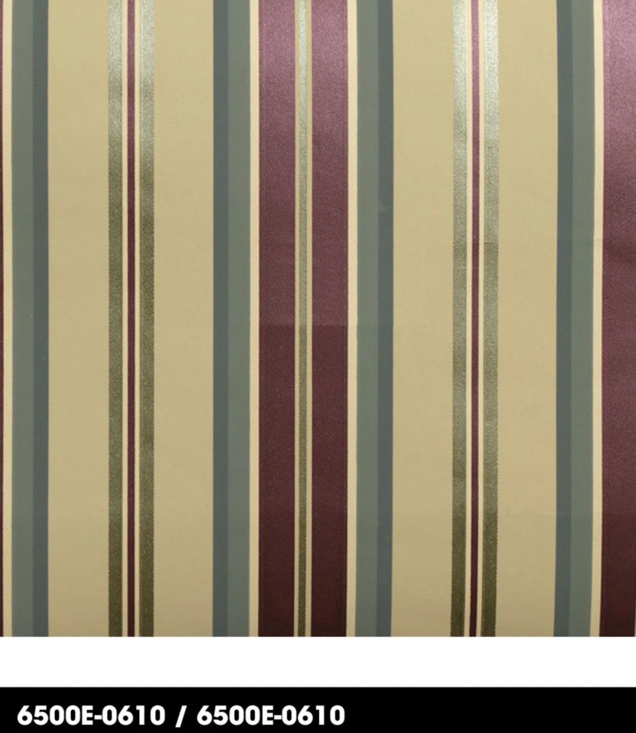 3 Rolls Milano striped Stephen & Romann Wallpaper