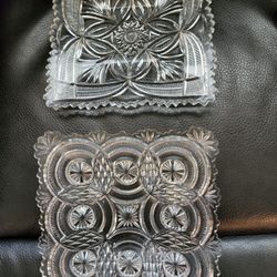 Set Of 2 Glass Dessert Dishes 