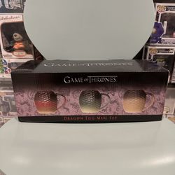 Game Of Thrones Dragon Egg Mug Set