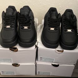 Brand New All Black Airforce 1s