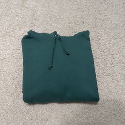 Supreme Green Frayed Hoodie