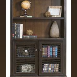 Hartford Two Tone Bookcase Black 