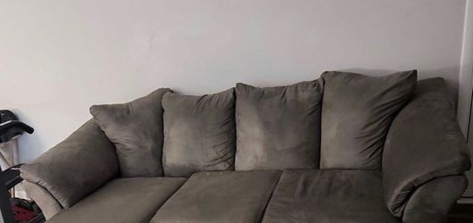 Suede Sofa