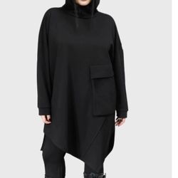 Goth / Alt Longline Hoodie