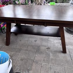 Dining Table 66x40x30H. Wood