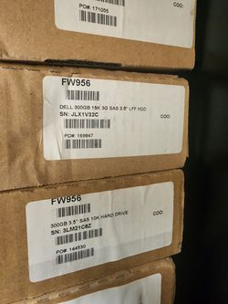 Dell 300GB 15K 3G SAS 3.5 LFF HDD