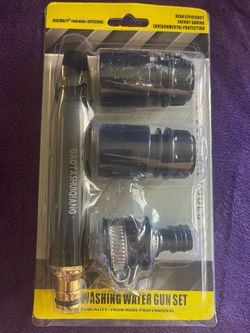 High Pressure Hose Nozzle Car Wash & Garden Spray Set
