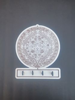 Aztec Calendar Custom Key Holder