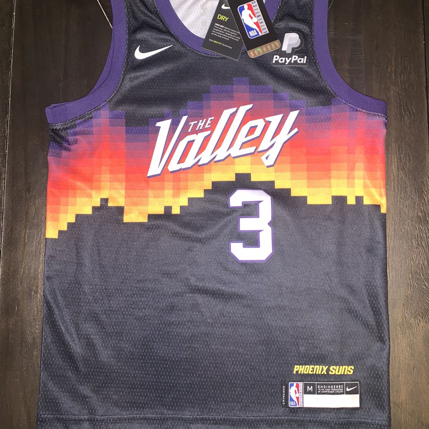 Phoenixes Suns Maillot The Valley City Jersey Youth Long Sleeve