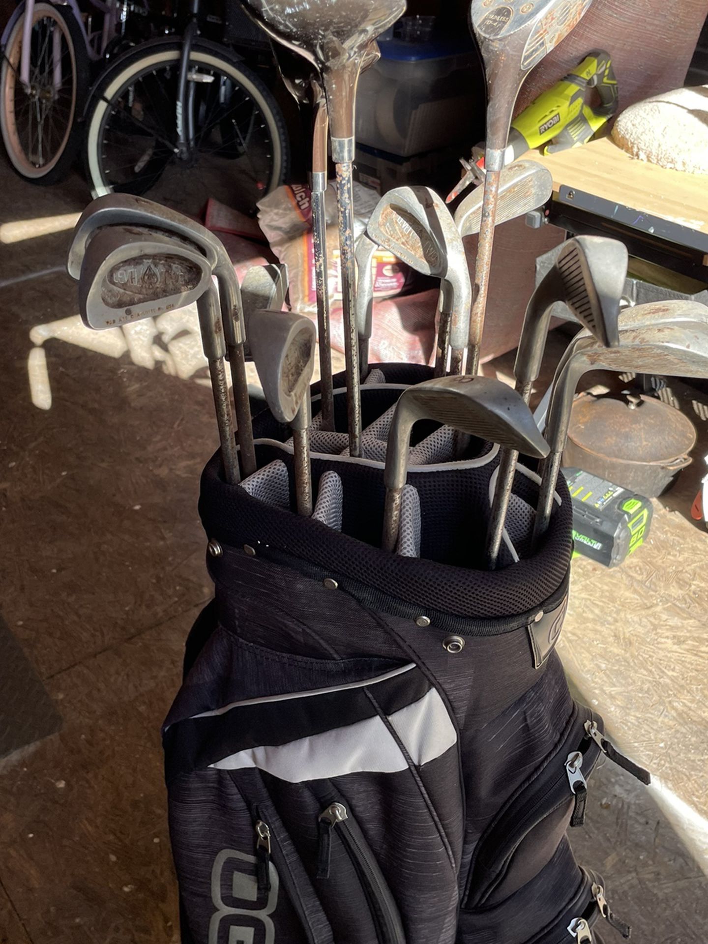 Golf Clubs With OGIO Bag