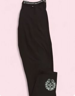 Chrome heart leggings.