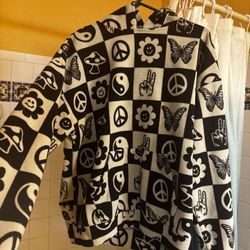 Vintage Peace Love and Happiness Hoodie