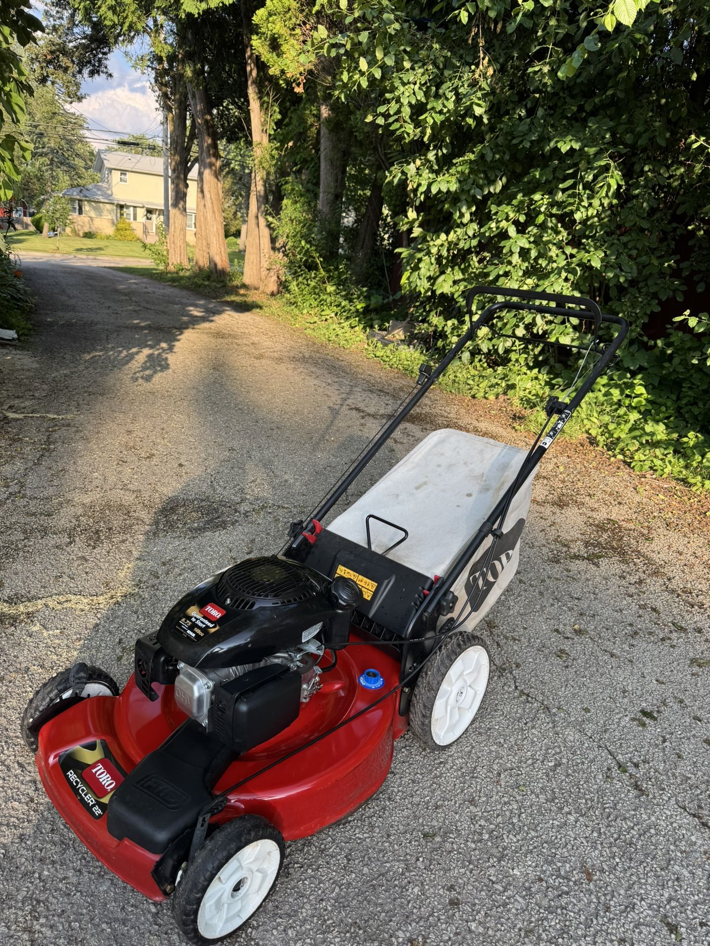 TORO KOHLER Lawn Mower 22” 6.75 Hp 149cc Self Propelled