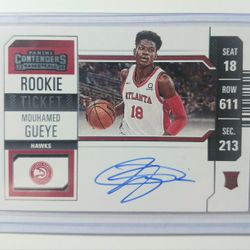 Really Nice Pair Of Mouhamed Gueye Rookie, Auto Cards MINT 