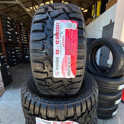 33x12.50R22 Haida R/T High Performance Tires – Brand New