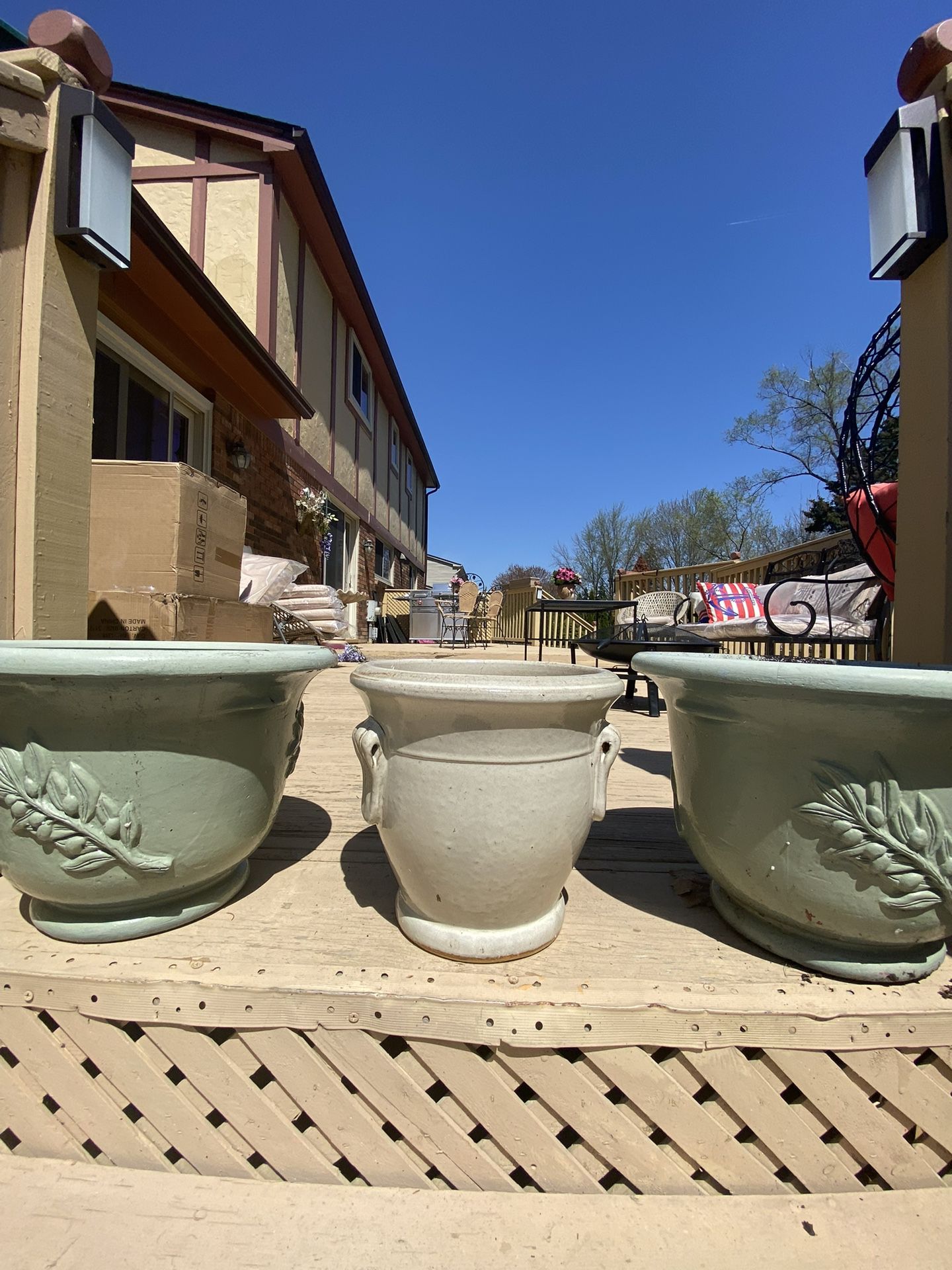 Very Nice flower pots For All 3 