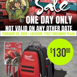 ONE DAY ONLY: Milwaukee PACKOUT Ultimate Jobsite Backpack & Plier Bundle