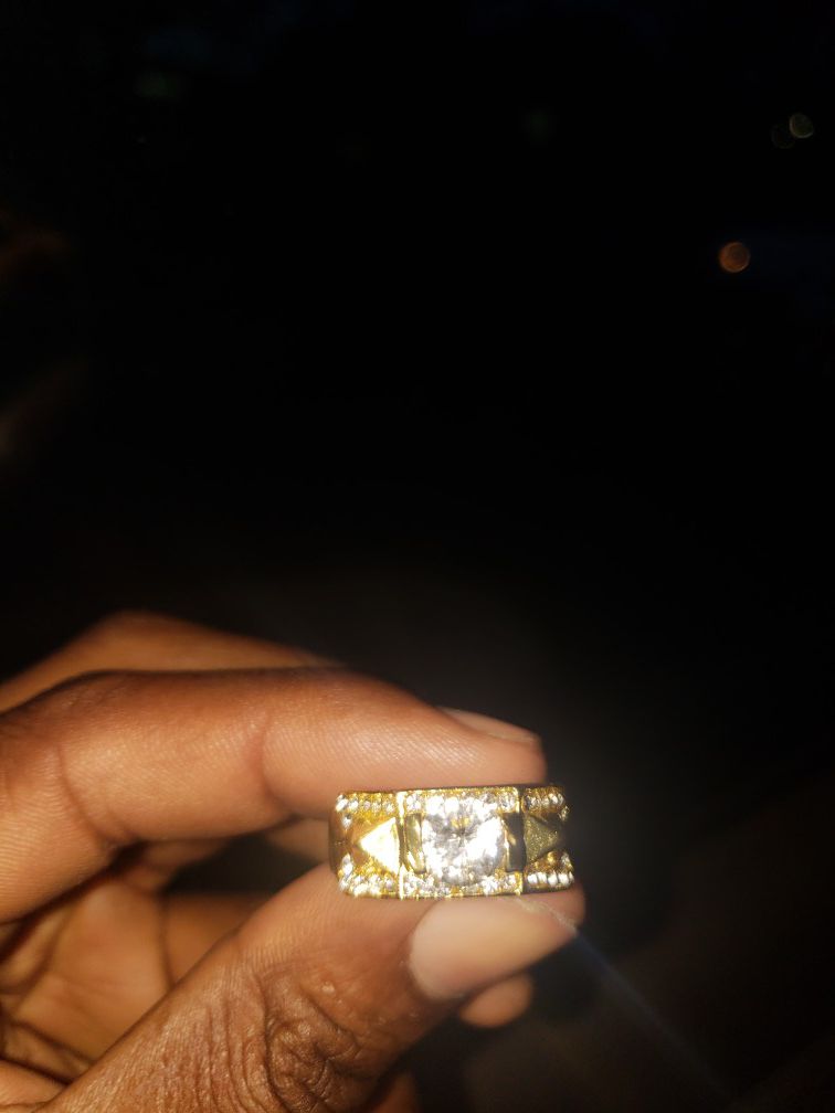 Real gold ring
