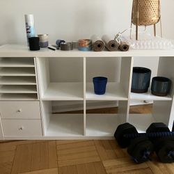 IKEA 2x4 Shelving Unit For Sale