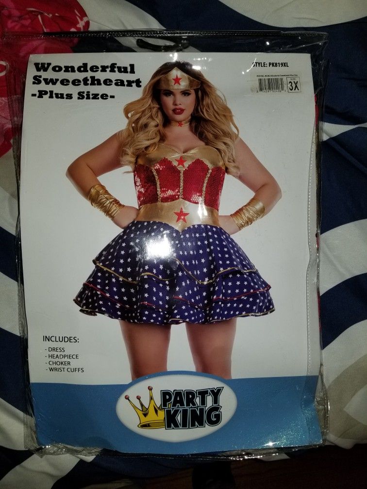 3X Wonder Woman Costume