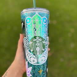 Personalized Glitter Starbucks cups