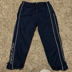 Vintage Ralph Lauren Polo Sport Nylon Track Pants - Navy Blue
