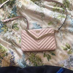 Victoria’s Secret Pink Leather Crossbody Bag