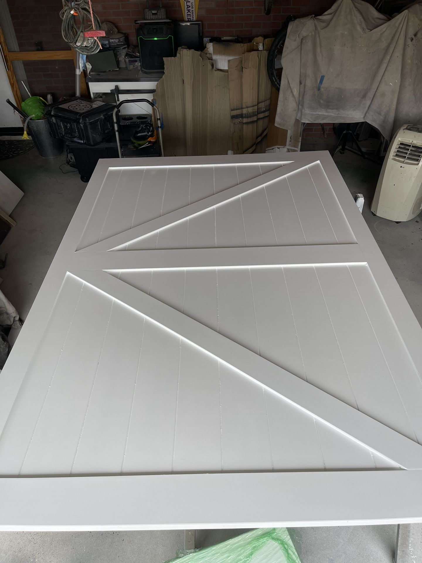 Big Barn Door 64/96” Farmhouse White