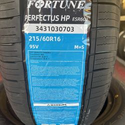 215 60 16 Brand New Fortune Ties