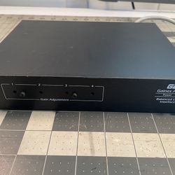 Gains Balanced to unbalanced interface like radial or Di 