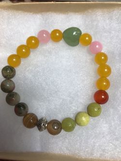 Mixed gemstone bracelet