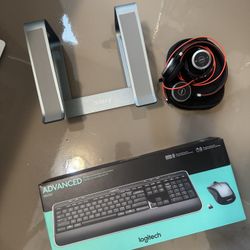 Logitech Keyboard & Mouse Bundle + JBL Headphones