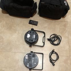 2 PC Par 56 LED Lights With 2 Cases 