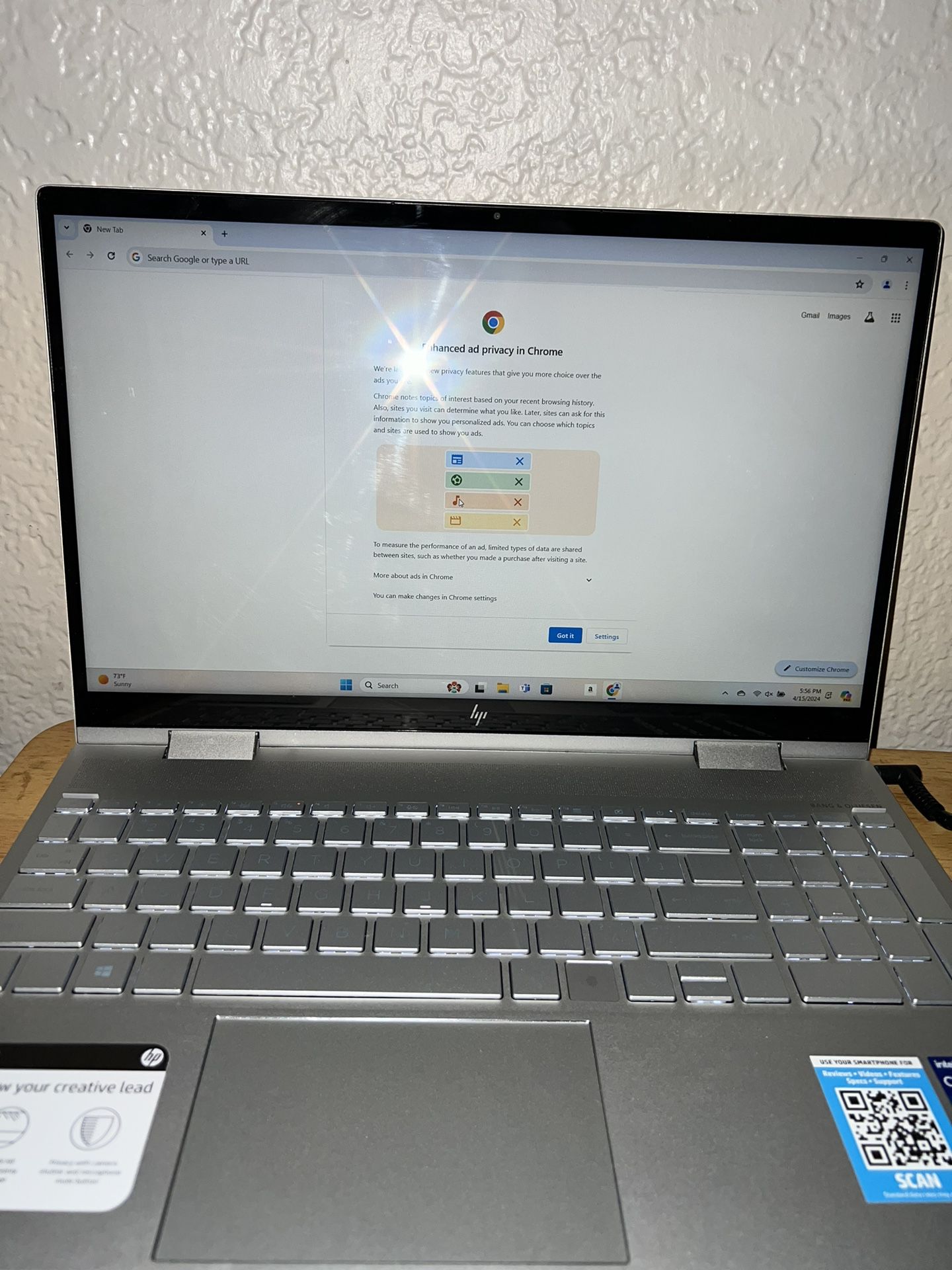 HP Laptop (Foldable Into Laptop) 