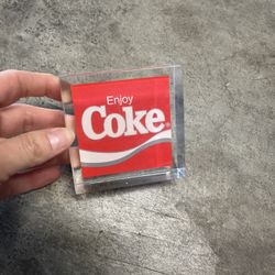 Enjoy Coke Paper Weight
