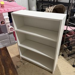 WHITE BOOKSHELF – SACRIFICED PRICE