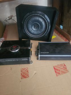 Amplificador  kiker y subwoofer
