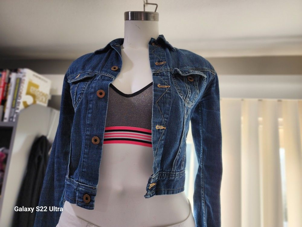 Beautiful Ralph Lauren Size XS Denim Jacket In Excellent Condition