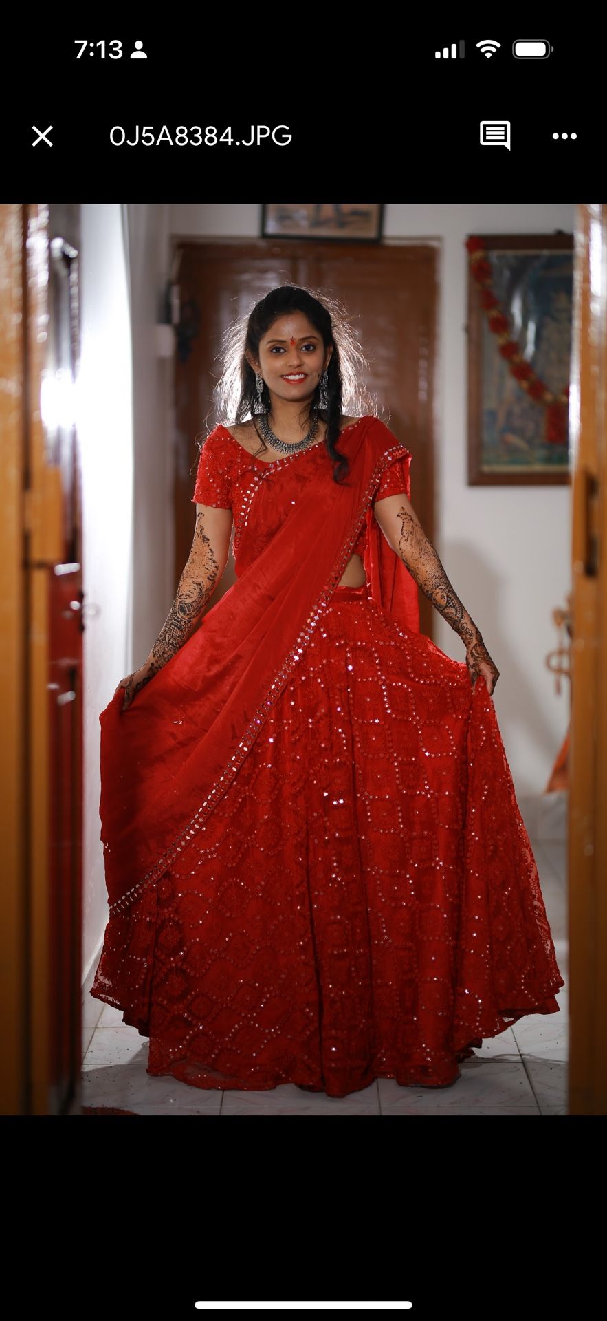 Indian Mehendi Lehenga