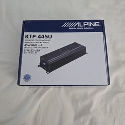 Alpine 4 Channel Amp New
