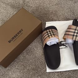 burberry slides